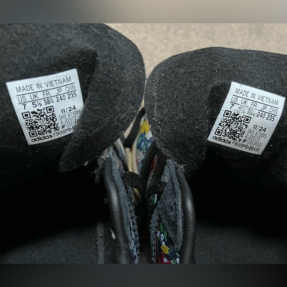 Adidas Gazelle Bold Liberty London Floral Embroidery Women's Sneakers, size 7 - Picture 8 of 9